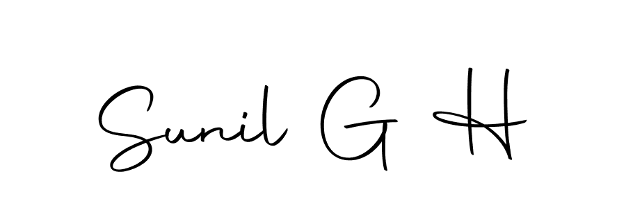 Make a beautiful signature design for name Sunil G H. With this signature (Autography-DOLnW) style, you can create a handwritten signature for free. Sunil G H signature style 10 images and pictures png