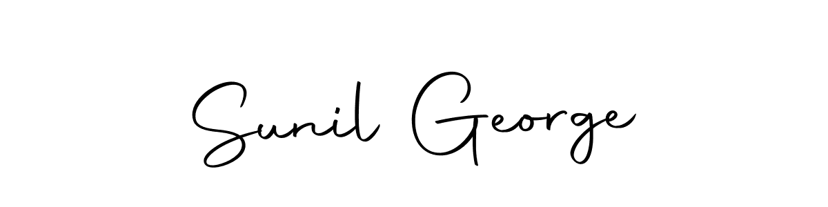 How to make Sunil George signature? Autography-DOLnW is a professional autograph style. Create handwritten signature for Sunil George name. Sunil George signature style 10 images and pictures png