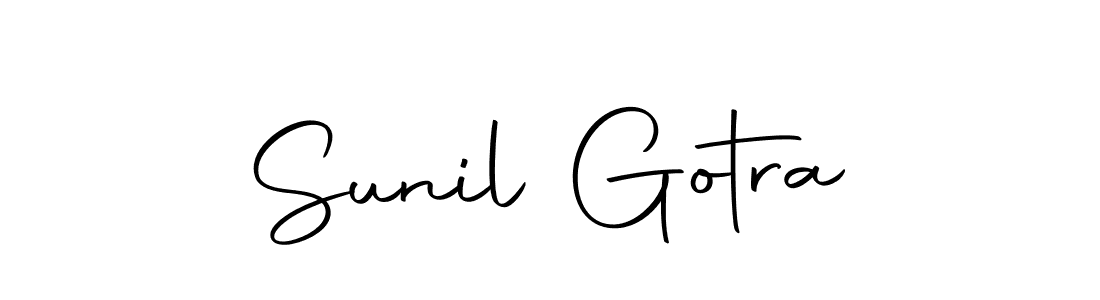 Create a beautiful signature design for name Sunil Gotra. With this signature (Autography-DOLnW) fonts, you can make a handwritten signature for free. Sunil Gotra signature style 10 images and pictures png