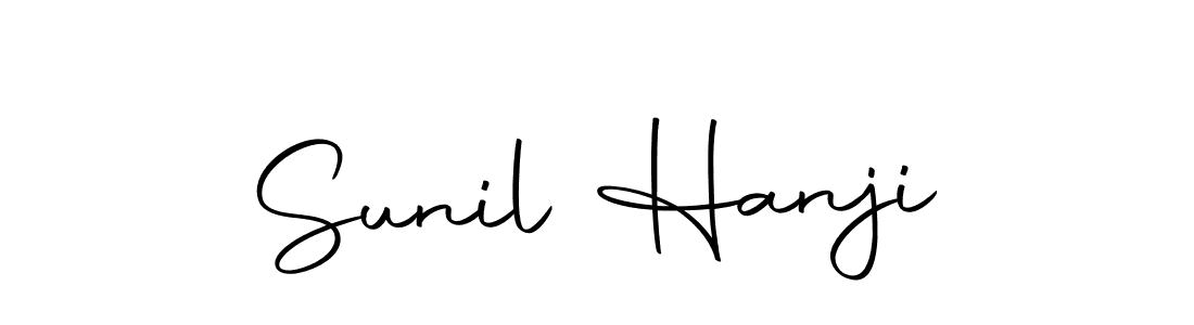 How to make Sunil Hanji name signature. Use Autography-DOLnW style for creating short signs online. This is the latest handwritten sign. Sunil Hanji signature style 10 images and pictures png