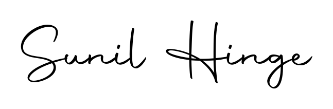 A dynamic signature style for Sunil Hinge using Autography-DOLnW script. Designed to look authentic, handwritten, and professional. Sunil Hinge signature style 10 images and pictures png