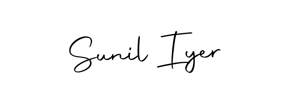 You should practise on your own different ways (Autography-DOLnW) to write your name (Sunil Iyer) in signature. don't let someone else do it for you. Sunil Iyer signature style 10 images and pictures png