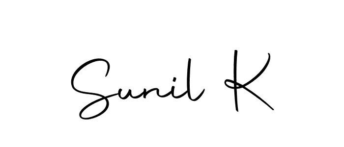 How to Draw Sunil K signature style? Autography-DOLnW is a latest design signature styles for name Sunil K. Sunil K signature style 10 images and pictures png