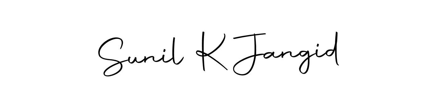 The best way (Autography-DOLnW) to make a short signature is to pick only two or three words in your name. The name Sunil K Jangid include a total of six letters. For converting this name. Sunil K Jangid signature style 10 images and pictures png
