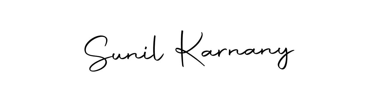 This is the best signature style for the Sunil Karnany name. Also you like these signature font (Autography-DOLnW). Mix name signature. Sunil Karnany signature style 10 images and pictures png