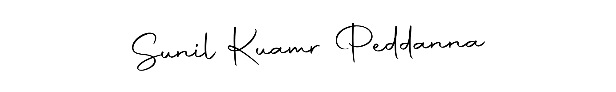 Sunil Kuamr Peddanna stylish signature style. Best Handwritten Sign (Autography-DOLnW) for my name. Handwritten Signature Collection Ideas for my name Sunil Kuamr Peddanna. Sunil Kuamr Peddanna signature style 10 images and pictures png
