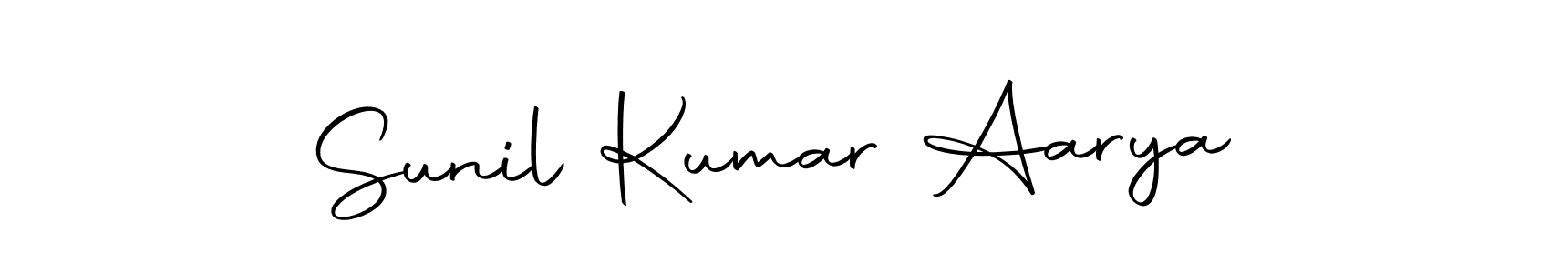 Make a beautiful signature design for name Sunil Kumar Aarya. With this signature (Autography-DOLnW) style, you can create a handwritten signature for free. Sunil Kumar Aarya signature style 10 images and pictures png