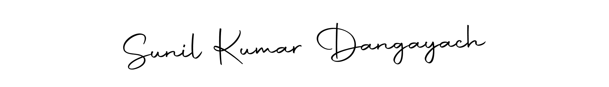 Make a beautiful signature design for name Sunil Kumar Dangayach. With this signature (Autography-DOLnW) style, you can create a handwritten signature for free. Sunil Kumar Dangayach signature style 10 images and pictures png