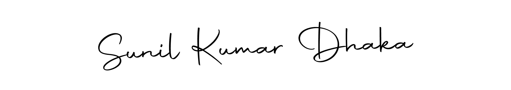 Design your own signature with our free online signature maker. With this signature software, you can create a handwritten (Autography-DOLnW) signature for name Sunil Kumar Dhaka. Sunil Kumar Dhaka signature style 10 images and pictures png