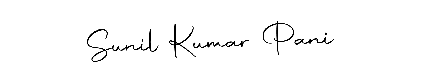 Make a beautiful signature design for name Sunil Kumar Pani. Use this online signature maker to create a handwritten signature for free. Sunil Kumar Pani signature style 10 images and pictures png