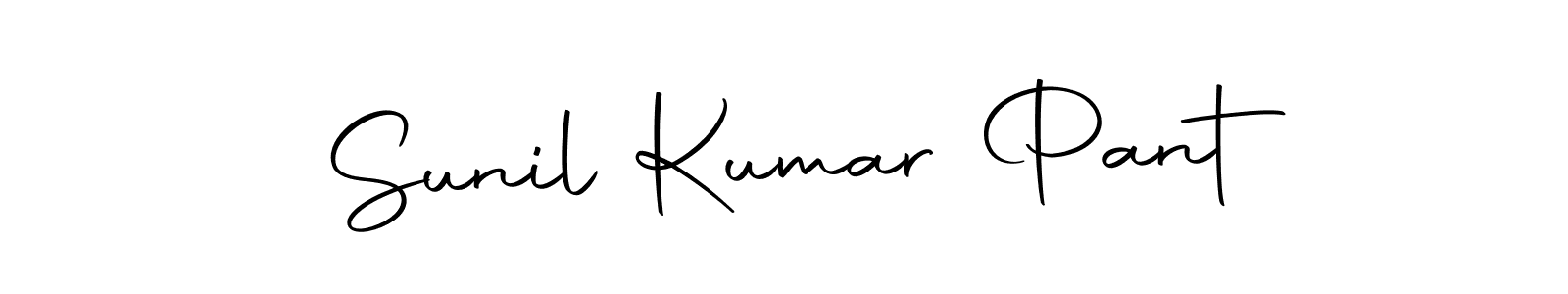 Use a signature maker to create a handwritten signature online. With this signature software, you can design (Autography-DOLnW) your own signature for name Sunil Kumar Pant. Sunil Kumar Pant signature style 10 images and pictures png