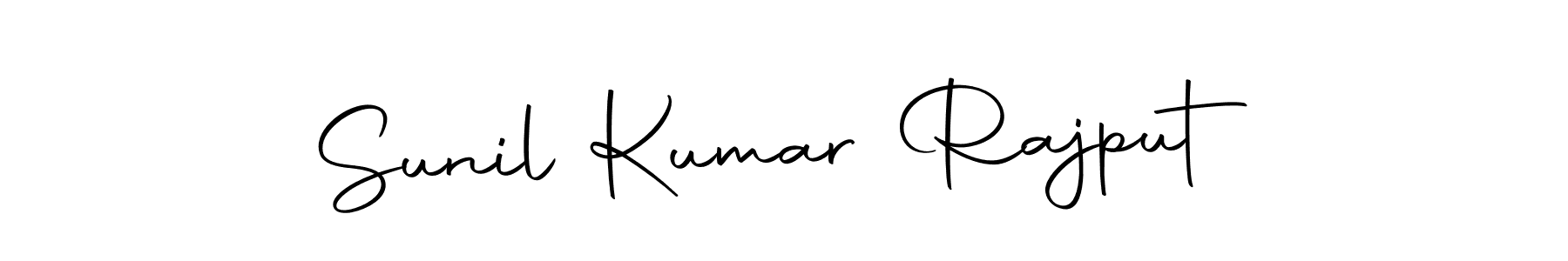 How to make Sunil Kumar Rajput name signature. Use Autography-DOLnW style for creating short signs online. This is the latest handwritten sign. Sunil Kumar Rajput signature style 10 images and pictures png