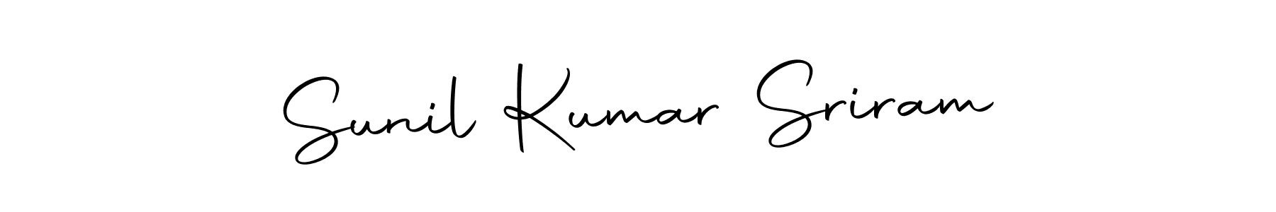 The best way (Autography-DOLnW) to make a short signature is to pick only two or three words in your name. The name Sunil Kumar Sriram include a total of six letters. For converting this name. Sunil Kumar Sriram signature style 10 images and pictures png