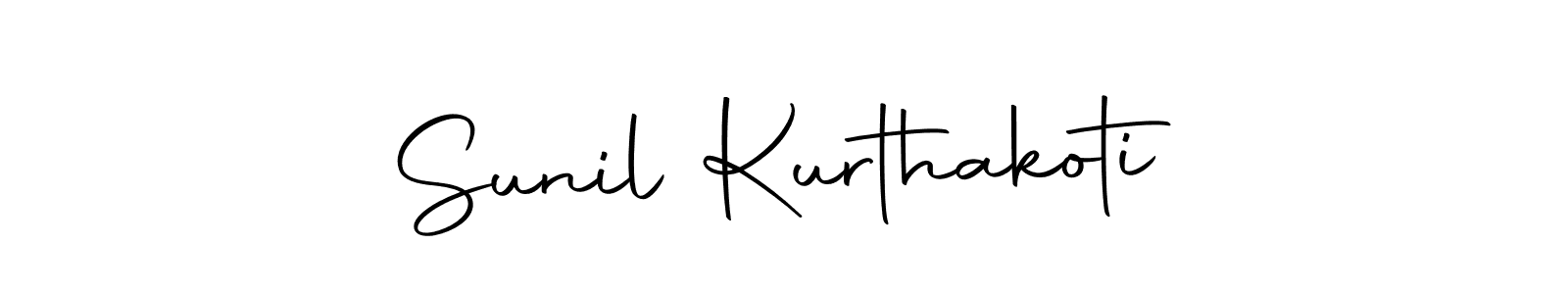 Here are the top 10 professional signature styles for the name Sunil Kurthakoti. These are the best autograph styles you can use for your name. Sunil Kurthakoti signature style 10 images and pictures png