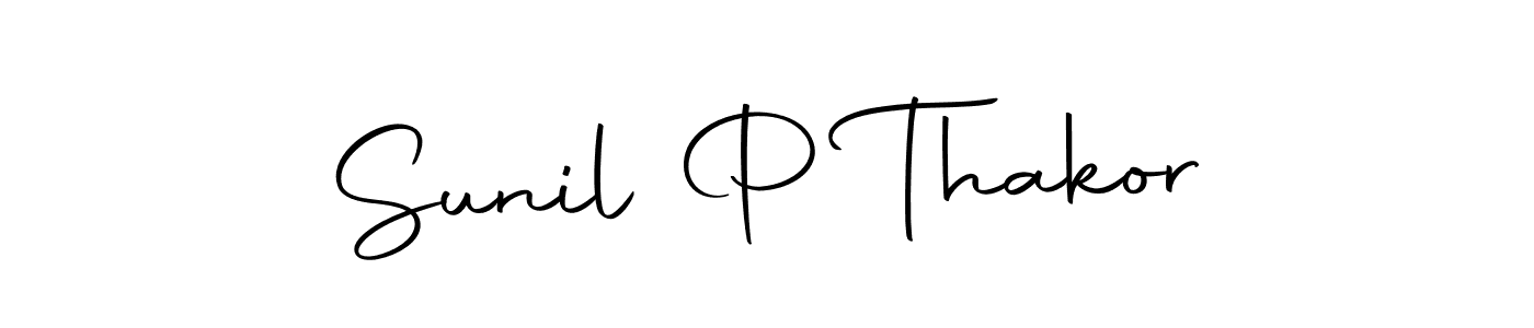 Design your own signature with our free online signature maker. With this signature software, you can create a handwritten (Autography-DOLnW) signature for name Sunil P Thakor. Sunil P Thakor signature style 10 images and pictures png