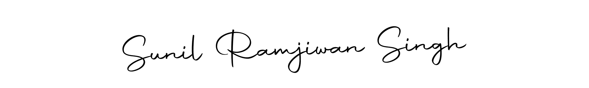 Make a beautiful signature design for name Sunil Ramjiwan Singh. With this signature (Autography-DOLnW) style, you can create a handwritten signature for free. Sunil Ramjiwan Singh signature style 10 images and pictures png