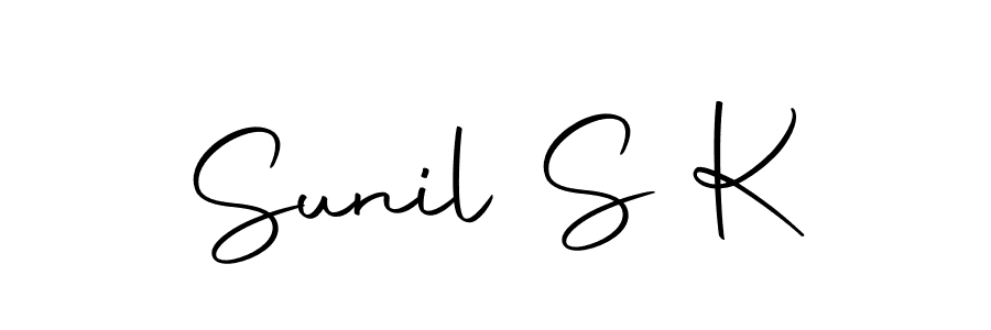 Make a beautiful signature design for name Sunil S K. Use this online signature maker to create a handwritten signature for free. Sunil S K signature style 10 images and pictures png