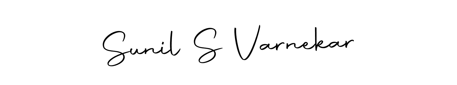 if you are searching for the best signature style for your name Sunil S Varnekar. so please give up your signature search. here we have designed multiple signature styles  using Autography-DOLnW. Sunil S Varnekar signature style 10 images and pictures png