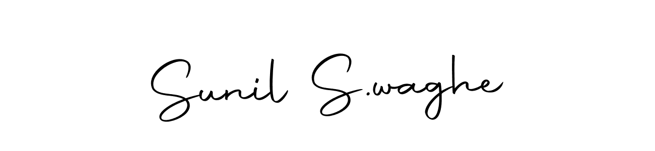 Sunil S.waghe stylish signature style. Best Handwritten Sign (Autography-DOLnW) for my name. Handwritten Signature Collection Ideas for my name Sunil S.waghe. Sunil S.waghe signature style 10 images and pictures png