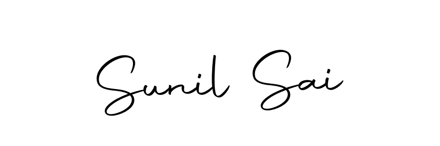 Make a beautiful signature design for name Sunil Sai. With this signature (Autography-DOLnW) style, you can create a handwritten signature for free. Sunil Sai signature style 10 images and pictures png