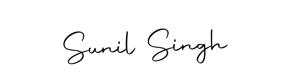Make a beautiful signature design for name Sunil Singh. With this signature (Autography-DOLnW) style, you can create a handwritten signature for free. Sunil Singh signature style 10 images and pictures png