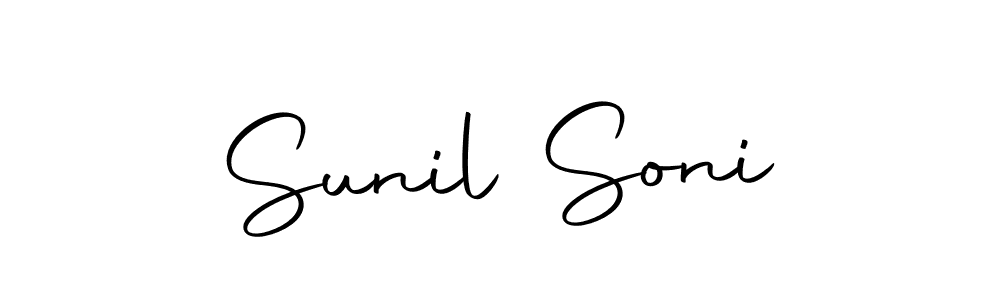 Sunil Soni stylish signature style. Best Handwritten Sign (Autography-DOLnW) for my name. Handwritten Signature Collection Ideas for my name Sunil Soni. Sunil Soni signature style 10 images and pictures png