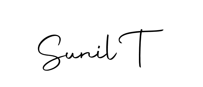 Also You can easily find your signature by using the search form. We will create Sunil T name handwritten signature images for you free of cost using Autography-DOLnW sign style. Sunil T signature style 10 images and pictures png