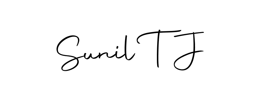 Once you've used our free online signature maker to create your best signature Autography-DOLnW style, it's time to enjoy all of the benefits that Sunil T J name signing documents. Sunil T J signature style 10 images and pictures png