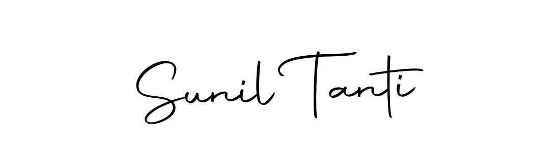 Use a signature maker to create a handwritten signature online. With this signature software, you can design (Autography-DOLnW) your own signature for name Sunil Tanti. Sunil Tanti signature style 10 images and pictures png