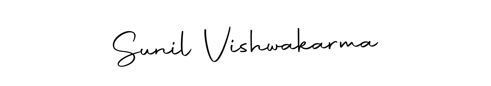 How to make Sunil Vishwakarma signature? Autography-DOLnW is a professional autograph style. Create handwritten signature for Sunil Vishwakarma name. Sunil Vishwakarma signature style 10 images and pictures png