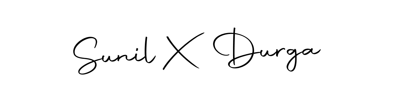 Also we have Sunil X Durga name is the best signature style. Create professional handwritten signature collection using Autography-DOLnW autograph style. Sunil X Durga signature style 10 images and pictures png