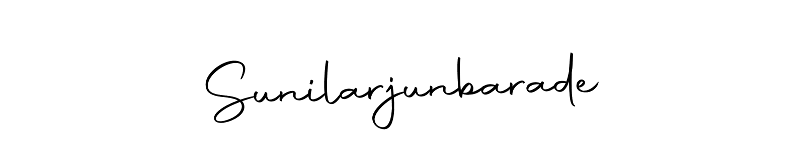 How to make Sunilarjunbarade name signature. Use Autography-DOLnW style for creating short signs online. This is the latest handwritten sign. Sunilarjunbarade signature style 10 images and pictures png