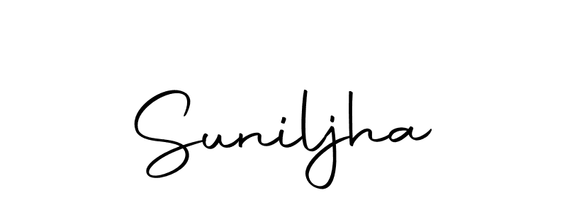 How to make Suniljha signature? Autography-DOLnW is a professional autograph style. Create handwritten signature for Suniljha name. Suniljha signature style 10 images and pictures png