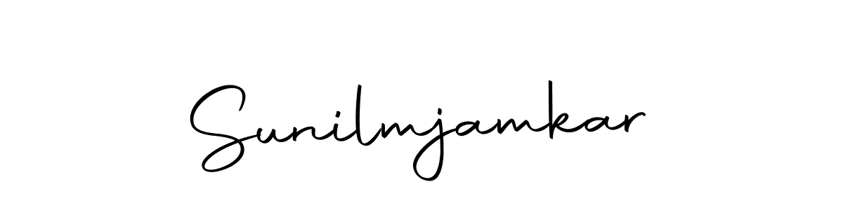 You can use this online signature creator to create a handwritten signature for the name Sunilmjamkar. This is the best online autograph maker. Sunilmjamkar signature style 10 images and pictures png
