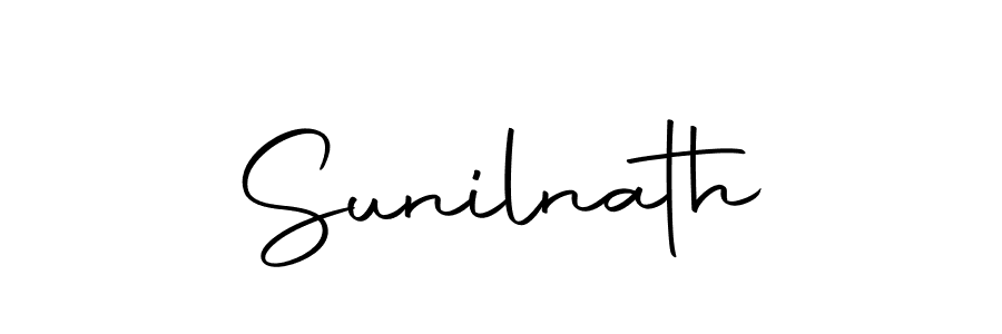 Design your own signature with our free online signature maker. With this signature software, you can create a handwritten (Autography-DOLnW) signature for name Sunilnath. Sunilnath signature style 10 images and pictures png