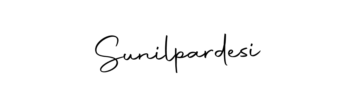 How to make Sunilpardesi name signature. Use Autography-DOLnW style for creating short signs online. This is the latest handwritten sign. Sunilpardesi signature style 10 images and pictures png