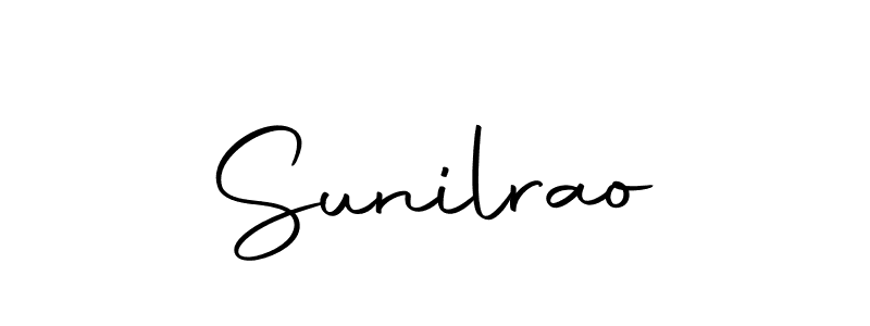 Use a signature maker to create a handwritten signature online. With this signature software, you can design (Autography-DOLnW) your own signature for name Sunilrao. Sunilrao signature style 10 images and pictures png