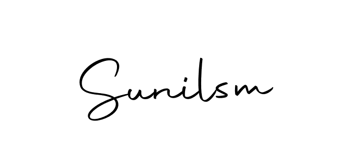 Sunilsm stylish signature style. Best Handwritten Sign (Autography-DOLnW) for my name. Handwritten Signature Collection Ideas for my name Sunilsm. Sunilsm signature style 10 images and pictures png