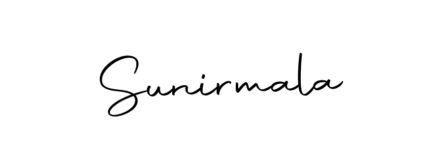 How to make Sunirmala name signature. Use Autography-DOLnW style for creating short signs online. This is the latest handwritten sign. Sunirmala signature style 10 images and pictures png