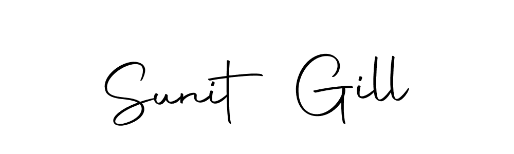 Here are the top 10 professional signature styles for the name Sunit Gill. These are the best autograph styles you can use for your name. Sunit Gill signature style 10 images and pictures png