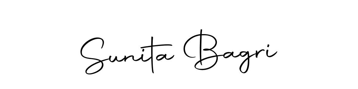 Make a beautiful signature design for name Sunita Bagri. With this signature (Autography-DOLnW) style, you can create a handwritten signature for free. Sunita Bagri signature style 10 images and pictures png