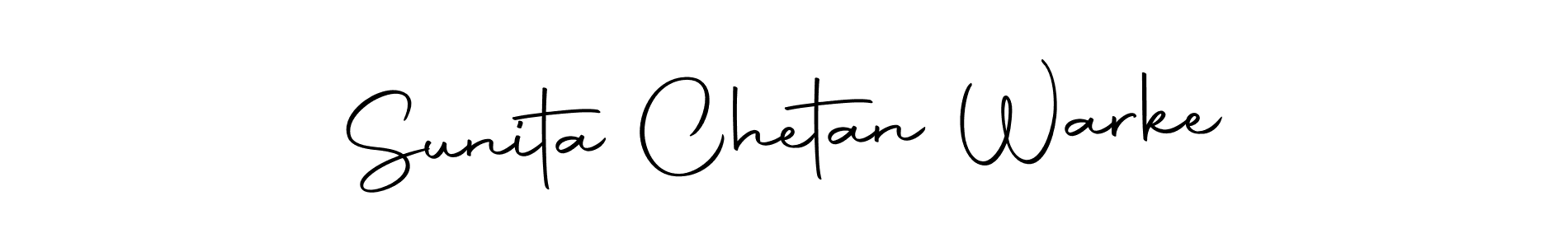 It looks lik you need a new signature style for name Sunita Chetan Warke. Design unique handwritten (Autography-DOLnW) signature with our free signature maker in just a few clicks. Sunita Chetan Warke signature style 10 images and pictures png
