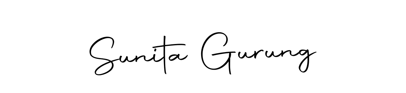 Also we have Sunita Gurung name is the best signature style. Create professional handwritten signature collection using Autography-DOLnW autograph style. Sunita Gurung signature style 10 images and pictures png