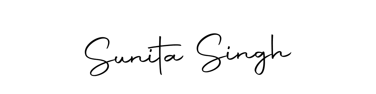 Design your own signature with our free online signature maker. With this signature software, you can create a handwritten (Autography-DOLnW) signature for name Sunita Singh. Sunita Singh signature style 10 images and pictures png