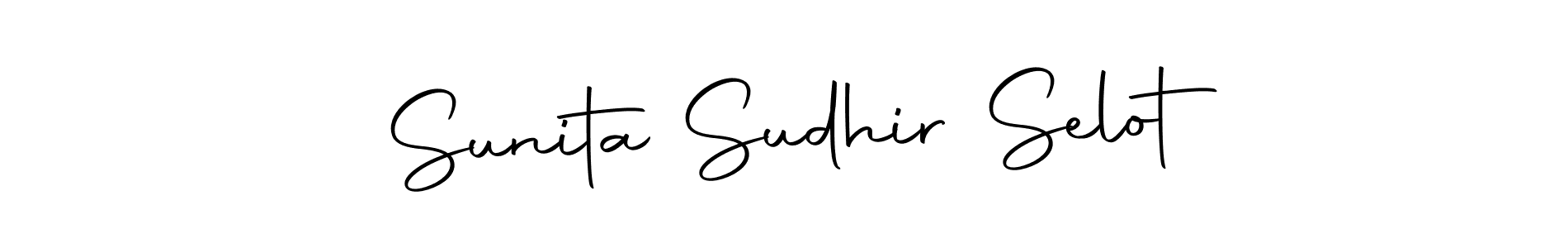 Make a beautiful signature design for name Sunita Sudhir Selot. With this signature (Autography-DOLnW) style, you can create a handwritten signature for free. Sunita Sudhir Selot signature style 10 images and pictures png