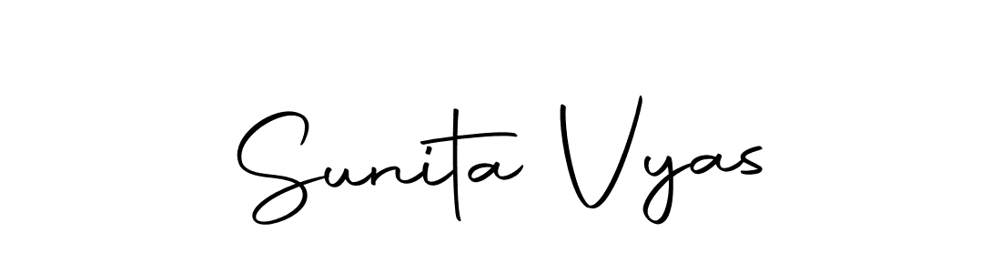 Make a beautiful signature design for name Sunita Vyas. Use this online signature maker to create a handwritten signature for free. Sunita Vyas signature style 10 images and pictures png