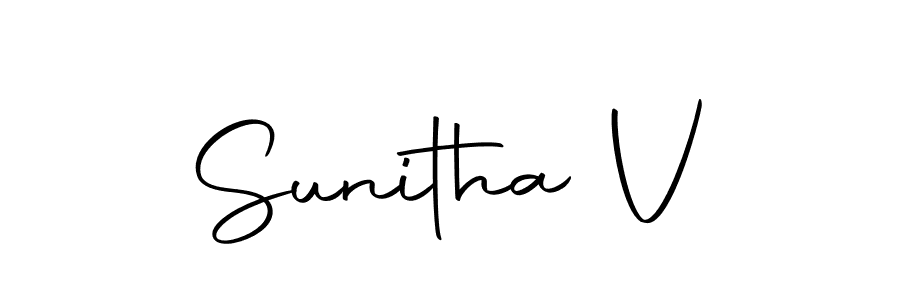 Similarly Autography-DOLnW is the best handwritten signature design. Signature creator online .You can use it as an online autograph creator for name Sunitha V. Sunitha V signature style 10 images and pictures png