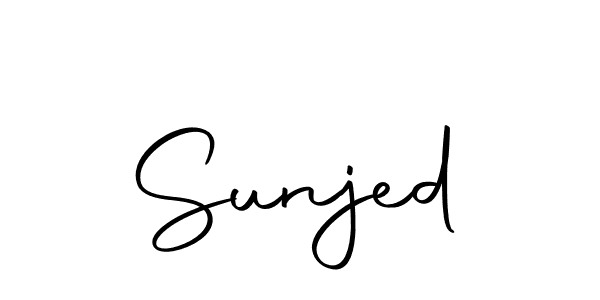 You should practise on your own different ways (Autography-DOLnW) to write your name (Sunjed) in signature. don't let someone else do it for you. Sunjed signature style 10 images and pictures png