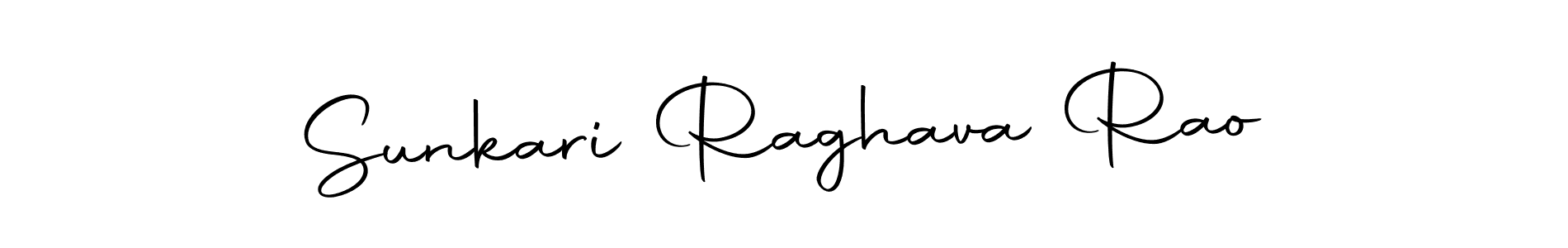 Design your own signature with our free online signature maker. With this signature software, you can create a handwritten (Autography-DOLnW) signature for name Sunkari Raghava Rao. Sunkari Raghava Rao signature style 10 images and pictures png