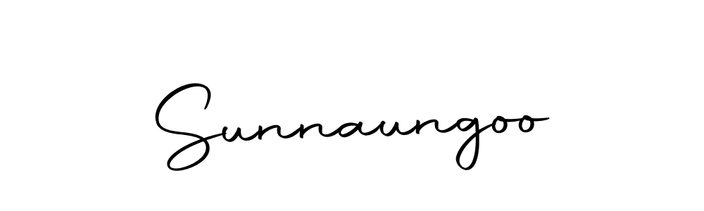 How to make Sunnaungoo signature? Autography-DOLnW is a professional autograph style. Create handwritten signature for Sunnaungoo name. Sunnaungoo signature style 10 images and pictures png
